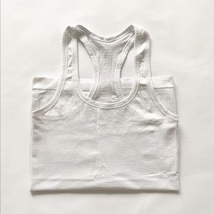 Lululemon White Swiftly Tech Tank Top